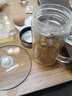 京东京造 茶杯 双层玻璃茶水分离泡茶咖啡杯子带把手大容量500ml 实拍图