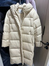 森马（Semir）陈都灵同款羽绒服女90绒长款三防冬宽松连帽外套简约109724113001 实拍图