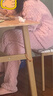 芬腾睡衣女【加厚暖绒】秋冬季少女感保暖翻领开衫长袖家居服套装 虾粉 XL 实拍图