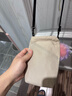 宜丽客（ELECOM）手机包充电宝收纳包护照包单肩包可调节斜挎包痛包娃包山系户外包 拉链款-卡其色 实拍图