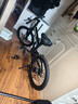 EROADE伊诺德儿童折叠自行车男女孩青少年初中小学生铝合金山地车中大童 全铝合金造-黑色 20寸6速【竞赛款】身高120-145cm 实拍图