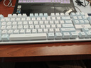 银雕(YINDIAO) K500键盘彩包升级版 机械手感 游戏背光电竞办公 USB外接 全尺寸 白蓝双拼混光有线键盘 实拍图