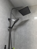 MAGTOTO官方恒温淋浴花洒套装全铜主体枪灰家用数显空气注入花洒全套喷头 6026-枪灰【数显恒温】花洒套装 实拍图