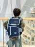 迪帅2026新款儿童书包男小学生一二三到六年级男童女孩大容量减负护脊 深蓝色+送宇航员+卡套+笔盒 大号3-6年级 实拍图