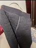 欧迪芬【100%绵羊毛保暖裤】冬季男士加绒加厚带护膝护腰防寒秋裤灰4XL 实拍图
