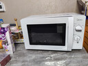 美的（Midea）【给老家送年货东哥同款】快捷微波炉 家用小型 360°转盘加热 旋钮操控 易洁内胆（M1-L213B） 实拍图