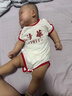 婧麒清华北大婴儿衣服夏季薄款包屁衣纯棉宝宝三角连体衣夏装两件装 短袖-红色【清华+北大】 73cm 实拍图