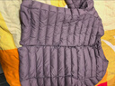 鸭鸭（YAYA）佟丽娅同款轻薄羽绒服女新款冬季短款圆领内胆修身时尚薄外套男 浅紫色【女款无领】 2XL 【建议125-140斤】 实拍图