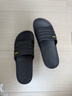 酷趣（Coqui）拖鞋男情侣家居轻便软弹舒适浴室凉拖鞋男款深空黑44-45CQ7922 实拍图