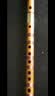 伶吟专业演奏苦竹笛子老料曲笛初学考级横笛无漆环保竹笛 F调两节诗句款 实拍图