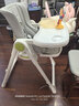 babycare宝宝餐椅6个月以上吃饭可折叠儿童座椅可移动婴儿成长椅 贝壳白 实拍图