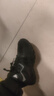 安踏男鞋革面防泼水跑步鞋男黑色轻便防滑休闲鞋运动鞋旅游鞋子男 实拍图