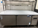 志高（CHIGO）冷藏工作台奶茶店设备全套水吧台不锈钢保鲜平冷操作台冰柜 厨房冰箱商用保鲜工作台 1.8M-0.8M-0.8M双温【-18°|数显】 【不锈钢内层架】店长推荐 实拍图