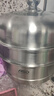 爱仕达（ASD）蒸锅304不锈钢三层家用蒸煮炖汤锅 大容量30CM双层蒸笼燃气通用G3 实拍图