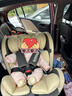 Heekin德国 儿童安全座椅汽车用0-4-12岁婴儿宝宝360度旋转ISOFIX硬接口 尊享灰(遮阳棚+上拉带+侧保护) 实拍图