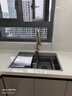 卡贝5MM加厚厨房水槽大单槽SUS304不锈钢洗菜盆一体盆米粒压纹集渣盆 实拍图