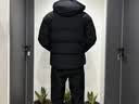 斐乐90鹅绒服丨男装锁温羽绒服冬季防水透湿保暖连帽外套 正黑色-BK L 175/96A/L 实拍图