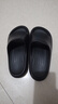 朴西香蕉船情侣凉拖鞋女浴室不易滑室内居家四季拖鞋男 黑色 37-38 实拍图