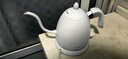 maxwin 家用电热水壶长嘴烧水壶泡茶专用手冲咖啡壶开水壶小型茶艺壶防烫全自动断电茶具功夫茶酒店 0.6L 月光白 实拍图