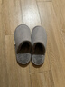 merdor冬季棉拖鞋男士室内家居保暖防滑居家用情侣毛绒地板棉拖鞋女秋冬 灰色 44-45 实拍图