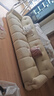 冬熊棉花糖真皮沙发法式奶油风小户型客厅轻奢头层牛皮云朵沙发 【大四人位3.1米】 加厚头层牛皮【尊享版-7星太空舱零重力】EV重型框架 实拍图