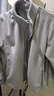 京东京造摇粒绒外套防静电抓绒衣保暖卫衣夹克男女同款T恤打底 浅灰色 S 实拍图