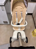 SMARTSTROLLER遛娃神器婴儿推车可坐可躺轻便折叠双向高景观0-6岁用宝宝溜娃车 香槟白(铝合金车架+3D舒适透气) 实拍图