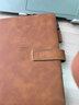 嘉然恒4本装笔记本文具A5/80张加厚商务本子记事本舒适肤感羊巴皮面工作日记会议记录本办公文具可定制 实拍图