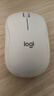 罗技（Logitech）M221无线鼠标 办公鼠标 静音鼠标 笔记本台式机家用带USB接收器 多色可选 M221-雪融白＋【鼠标垫多选一】 实拍图
