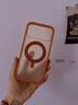 绿联【360°旋转支架|原机橙】适用iPhone17ProMax手机壳磁吸支架苹果17ProMax保护套气囊防摔磨砂抗污 实拍图