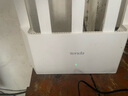 Tenda腾达路由器【千兆WiFi6+穿墙王】无线AX3000信号增强家用放大器Mesh限时补贴金榜一名云霄白立式 实拍图