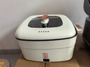 荣事达（Royalstar）鸳鸯锅钛涂层电火锅7L大容量分区双控温一体式速沸方形电煮锅多功能锅电火锅RHG-70Z2(T) 实拍图