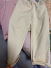 UR2025秋季新款女装休闲简约基础百搭松紧腰阔腿裤UYB650003 浅卡其 S 实拍图