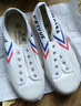 大孚飞跃学生帆布鞋女训练田径鞋男百搭小白鞋配裙子防滑运动跑步鞋501 白色 38 （偏大一码） 实拍图