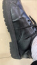 阿猫顿 厨师鞋男防滑防水厨房男士小黑鞋工作上班皮鞋男百搭风小皮鞋男 黑色基础款 43 实拍图