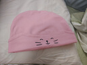 十月结晶月子帽秋冬室内产妇帽防风帽保暖孕妇帽坐月子睡眠帽 元气粉色 实拍图