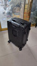 梵地亚行李箱小型登机箱男出差短途女旅行拉杆箱密码皮箱杯架黑色20英寸 实拍图