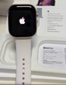 Apple/苹果 Watch S11 智能手表GPS款42毫米玫瑰金色铝金属表壳淡桃粉色运动型表带S/M MEUN4CH/B 实拍图