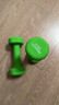 PROIRON普力艾 浸塑哑铃女士家用哑铃儿童哑铃健身哑铃套装 果绿色2kg*2 实拍图