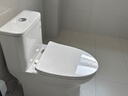 九牧（JOMOO）马桶 家用虹吸式马桶大冲力节水坐便器 防臭瞬冲 易洁抗菌马桶 行业爆款-双旋暴风冲11370-305坑（预售） 实拍图