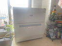松下（Panasonic）台式洗碗机二代H1D【小尺寸大容积58L】独立烘干 80℃高温除菌 洗烘一体 软水系统 家用台面独立式 实拍图