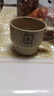 马克杯ins风萨摩叠叠学生牛奶杯可爱大容量喝水杯家用陶瓷杯 咖色小狗摩叠叠杯 实拍图