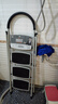 奥鹏 梯子家用四步折叠梯子加厚钢管铁梯宽踏板人字梯单侧工程梯 实拍图