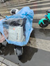 雨航（YUHANG）雨衣雨披单人连体电动电瓶摩托车加大加厚一体成人户外雨衣  浅蓝 实拍图
