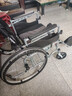 衡互邦 轮椅折叠带坐便 全躺老人便携旅行轻便手动 轮椅车 灰色全躺款【六档可调】 实拍图