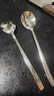 美厨（MAXCOOK）316L不锈钢汤勺汤匙 加大勺子圆底餐勺饭勺调羹 2件套MCGC8475 实拍图