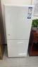 海尔（Haier）冰箱风冷无霜一级能效小型双开门小冰箱家用超薄节能黑金净味宿舍租房智能电冰箱以旧换新家电补贴 165升风冷一级+2天约1度电+35分贝超安静 实拍图