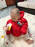 巴拉巴拉童装儿童羽绒服男童女童2025新款春装拜年服红色国风宝宝外套加厚 实拍图