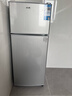 奥克斯小冰箱家用小型迷你冷藏冷冻两用出租房宿舍用节能省电寝室办公室电冰箱 【节能省电】186银色【高效保鲜 铜管速冷】70L 实拍图