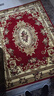万腾 地毯客厅欧式大沙发茶几地毯卧室床边毯加厚高密度纯手工立体雕花红色办公室地毯 1255R酒红色 1500*2000mm 实拍图